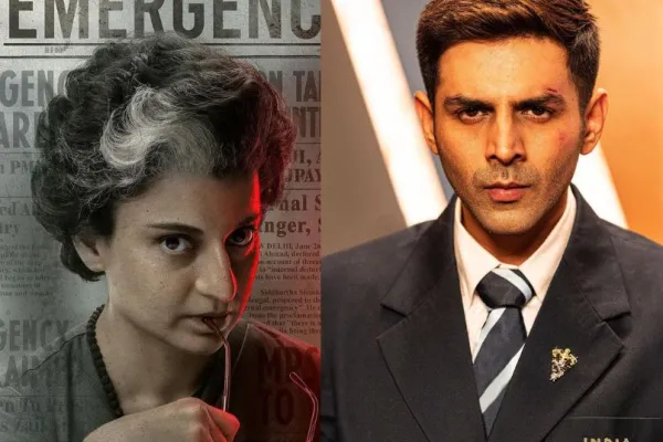 Kangana Ranaut and Kartik Aaryan 