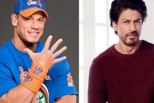 John Cena and SRK 