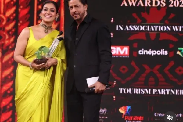 Nayanthara and Shah Rukh Khan 