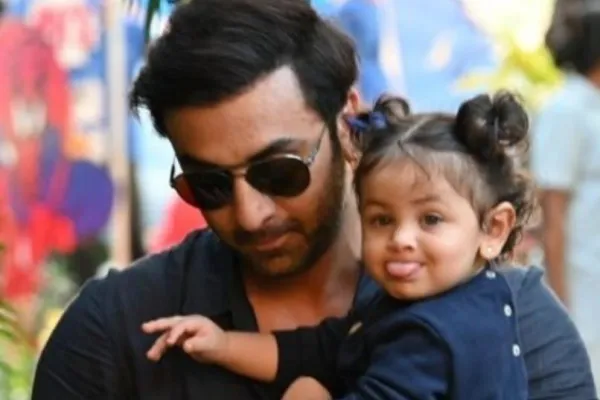 Ranbir Kapoor, Alia Bhatt and Raha 