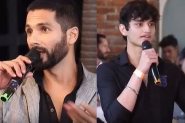 Shahid Kapoor grills college kid 