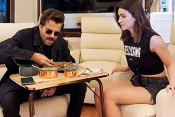 Kriti Sanon and Anil Kapoor 