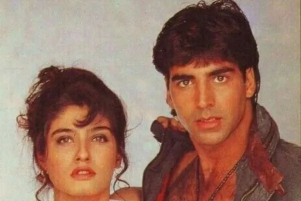 Raveena Tandon and Akshay Kumar 