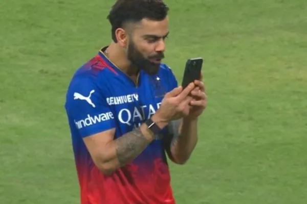 Virat Kohli video call 