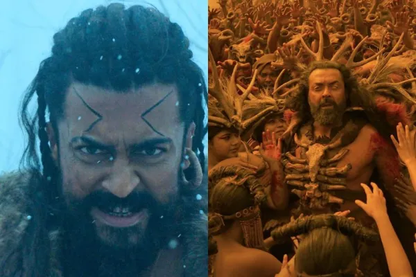 Suriya and Bobby Deol 