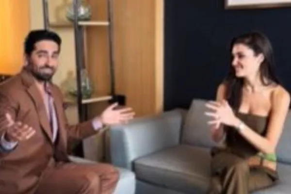 Ayushmann Khurrana and Hande Ercel 