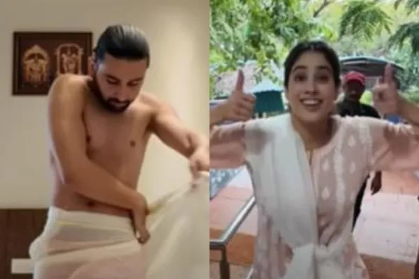 Orhan Awatramani and Janhvi Kapoor 