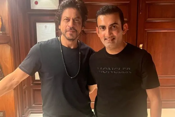 SRK and Gautam Gambhir 