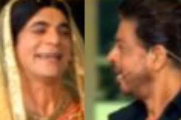 Sunil Grover and SRK 