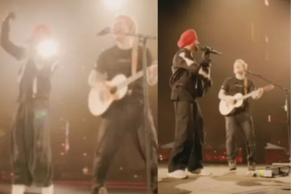 Ed Sheeran and Diljit Dosanjh