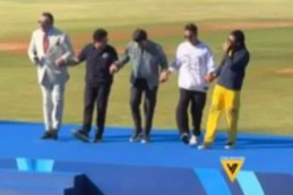 Ram Charan, Akshay Kumar and Sachin Tendulkar 