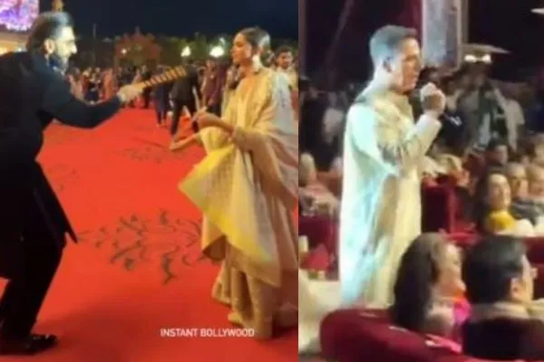 Deepika Padukone, Ranveer Singh and Akshay Kumar 