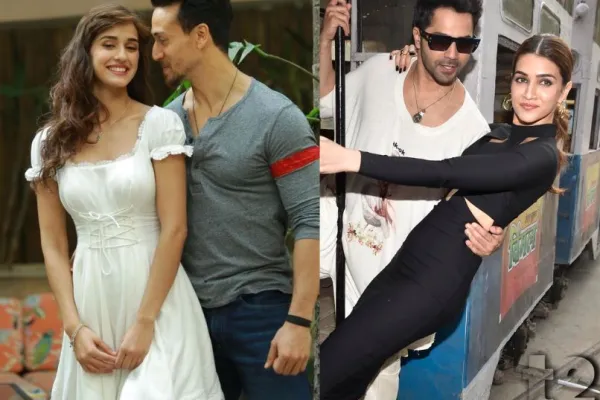Disha Patani, Tiger Shroff, Varun Dhawan and Kriti Sanon 