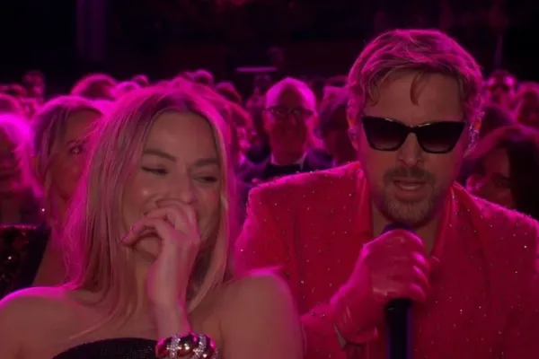 Margot Robbie and Ryan Gosling 