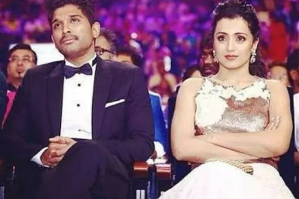 Allu Arjun and Trisha 