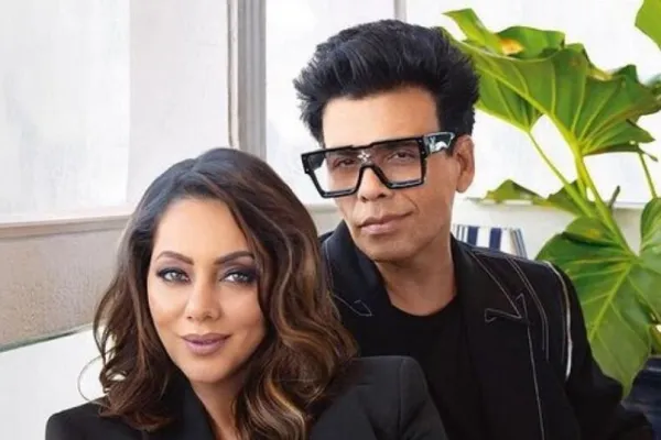 Gauri Khan and Karan Johar 