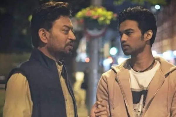 Babil Khan and Irrfan Khan 