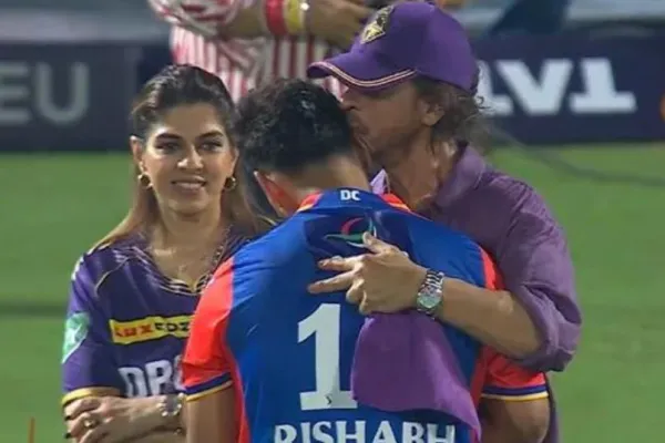SRK and Rishabh Pant 