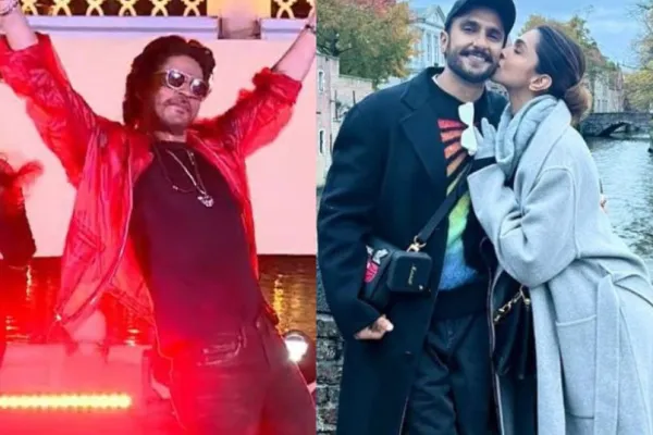 SRK, Ranveer Singh and Deepika Padukone 