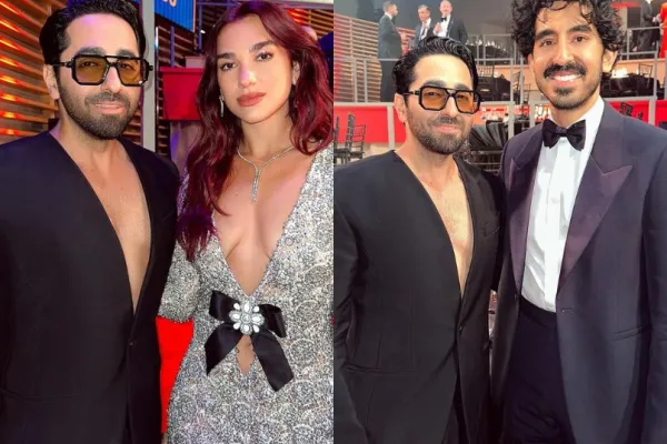 Ayushmann Khurrana, Dua Lipa and Dev Patel 