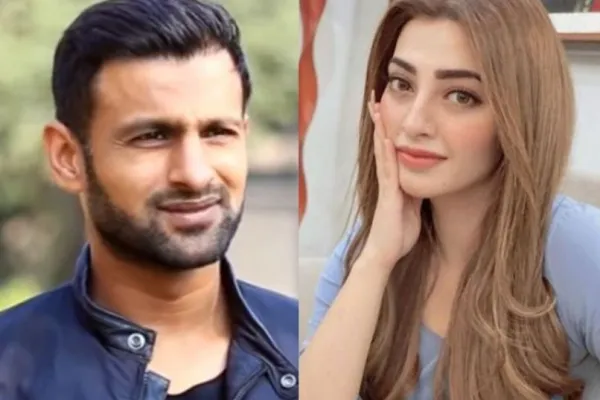 Shoaib Malik and Nawal Saeed 