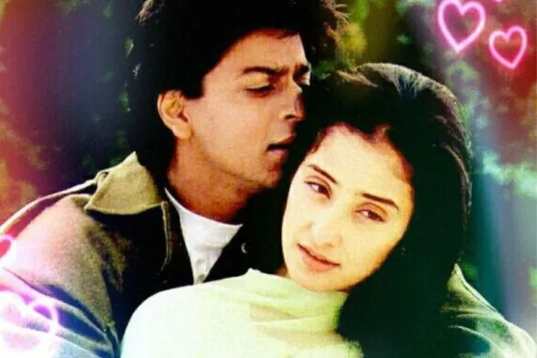 Manisha Koirala and SRK 