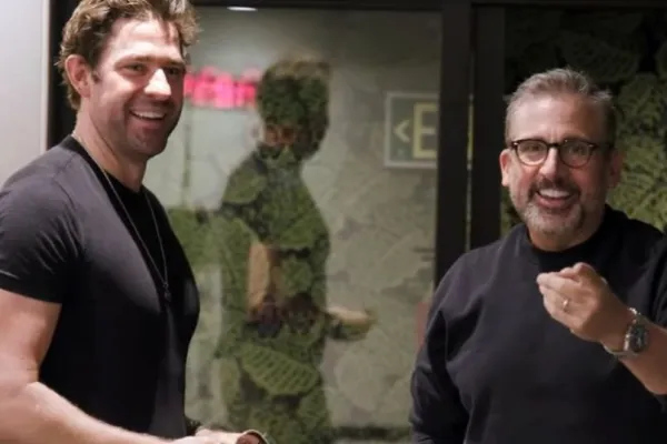 John Krasinski and Steve Carell 