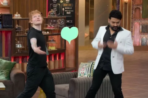 ED Sheeran and Kapil Sharma 