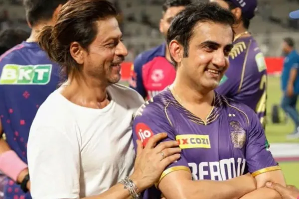 SRK and Gautam Gambhir 
