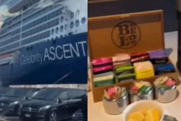 Anant Ambani and Radhika Merchant cruise 