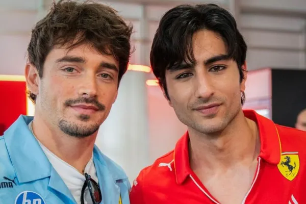 Charles LecLerc and Ibrahim Ali Khan 