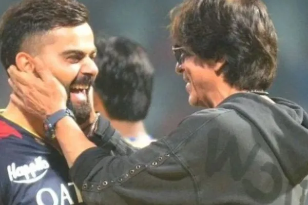 Virat Kohli and SRK 