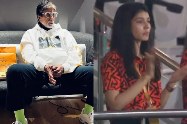 Amitabh Bachchan and Kavya Maran 