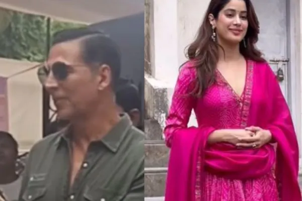 Akshay Kumar and Janhvi Kapoor 