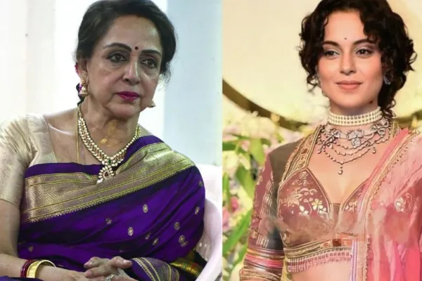 Hema Malini and Kangana Ranaut 
