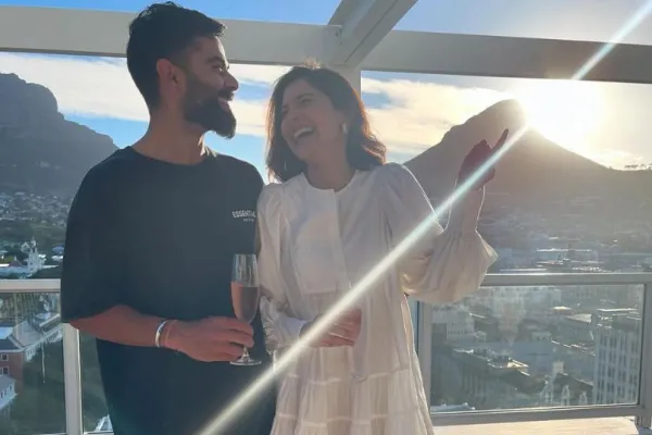 Virat Kohli and Anushka Sharma 