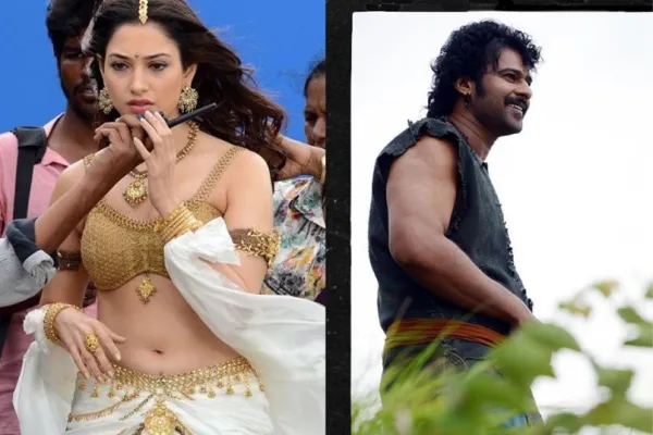 Tamannaah Bhatia and Prabhas 