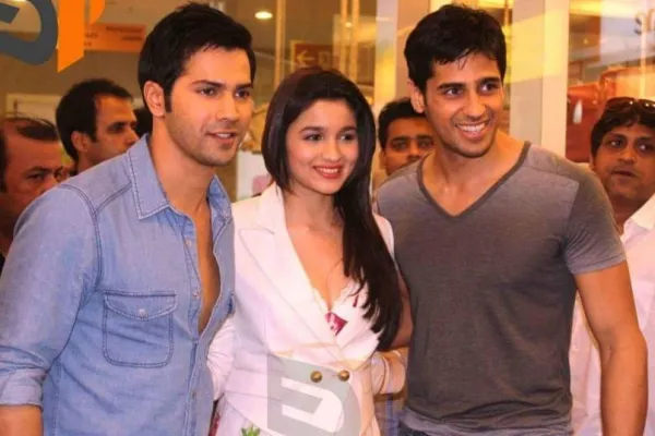 Varun, Alia and Sidharth 