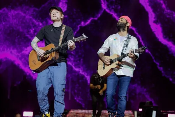 Arijit Singh and Ed Sheeran 