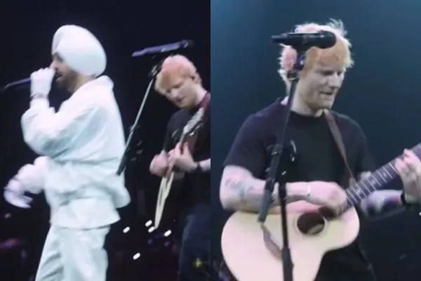 ED Sheeran and Diljit Dosanjh 