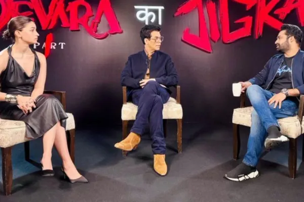 Alia, Karan and Jr NTR 