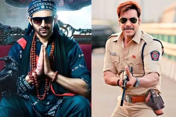 Kartik Aaryan and Ajay Devgn 