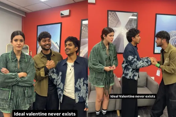 Shanaya Kapoor Adarsh Gourav 