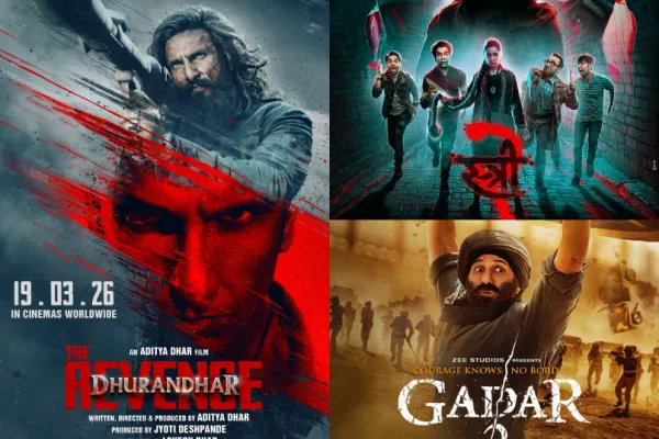 Dhurandhar 2 Stree 2 Gadar 2 posters