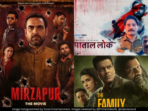 Mirzapur The Family Man posters